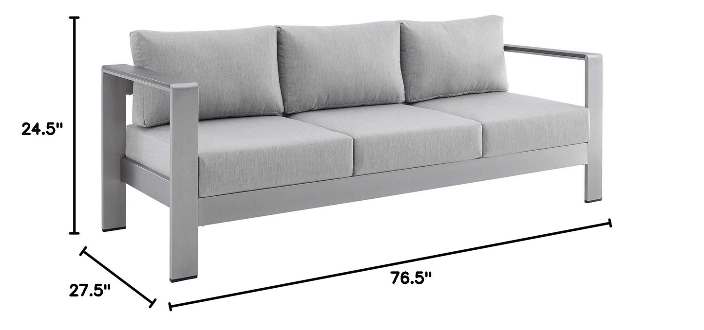 sofas | CasaFoyer Shore Outdoor Aluminum Sofa | Weather-Resistant Sunbrella Fabric | Sturdy Frame | Ideal for Outdoor Relaxation | casafoyer.myshopify.com