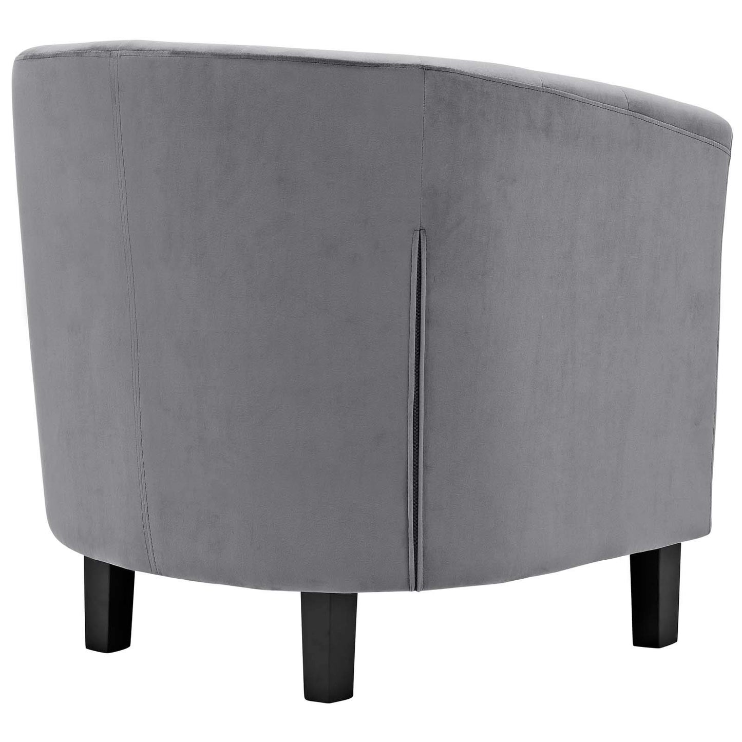home office desk chairs | CasaFoyer Timeless Elegance | Modern Aesthetic | Prospect Armchair in Gray Velvet | Button Tufting | Graceful Curves | Espresso Stained Wood Legs | Comfortable Foam Padding | casafoyer.myshopify.com