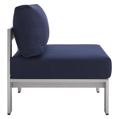 kitchen and dining room sets | CasaFoyer Shore Aluminum 3 Piece Outdoor Patio Furniture Set | Sturdy Anodized Frames | Sunbrella Fabric Cushions | Perfect for Casual Gatherings | casafoyer.myshopify.com