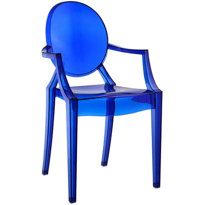 Chair | Casper Chair | Artistic Craftsmanship & Sophistication | Ideal for Indoor & Outdoor Spaces | Blue | casafoyer.myshopify.com