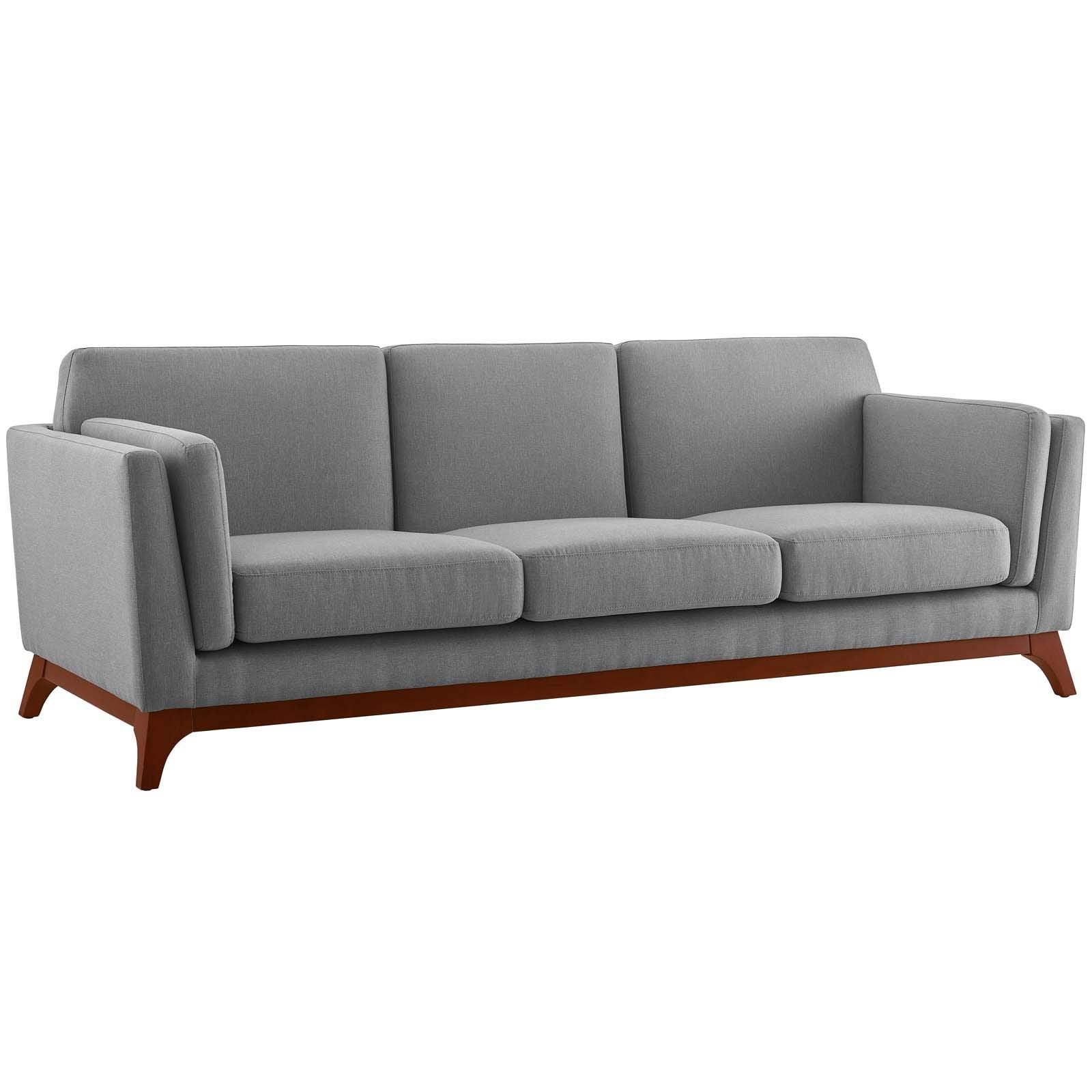 sofas | CasaFoyer Chance Upholstered Fabric Sofa | Timeless Mid-Century Charm | Sleek Design | Plush Comfort | Machine-Washable Covers | Solid Wood Frame | Versatile Seating | casafoyer.myshopify.com