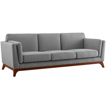 sofas | CasaFoyer Chance Upholstered Fabric Sofa | Timeless Mid-Century Charm | Sleek Design | Plush Comfort | Machine-Washable Covers | Solid Wood Frame | Versatile Seating | casafoyer.myshopify.com