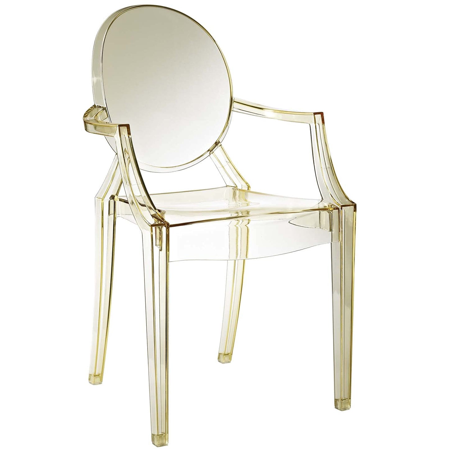 Chair | Casper Dining Armchair | Artistic & Elegant | Indoor/Outdoor Chair | Durable & Transcendent | Yellow | casafoyer.myshopify.com