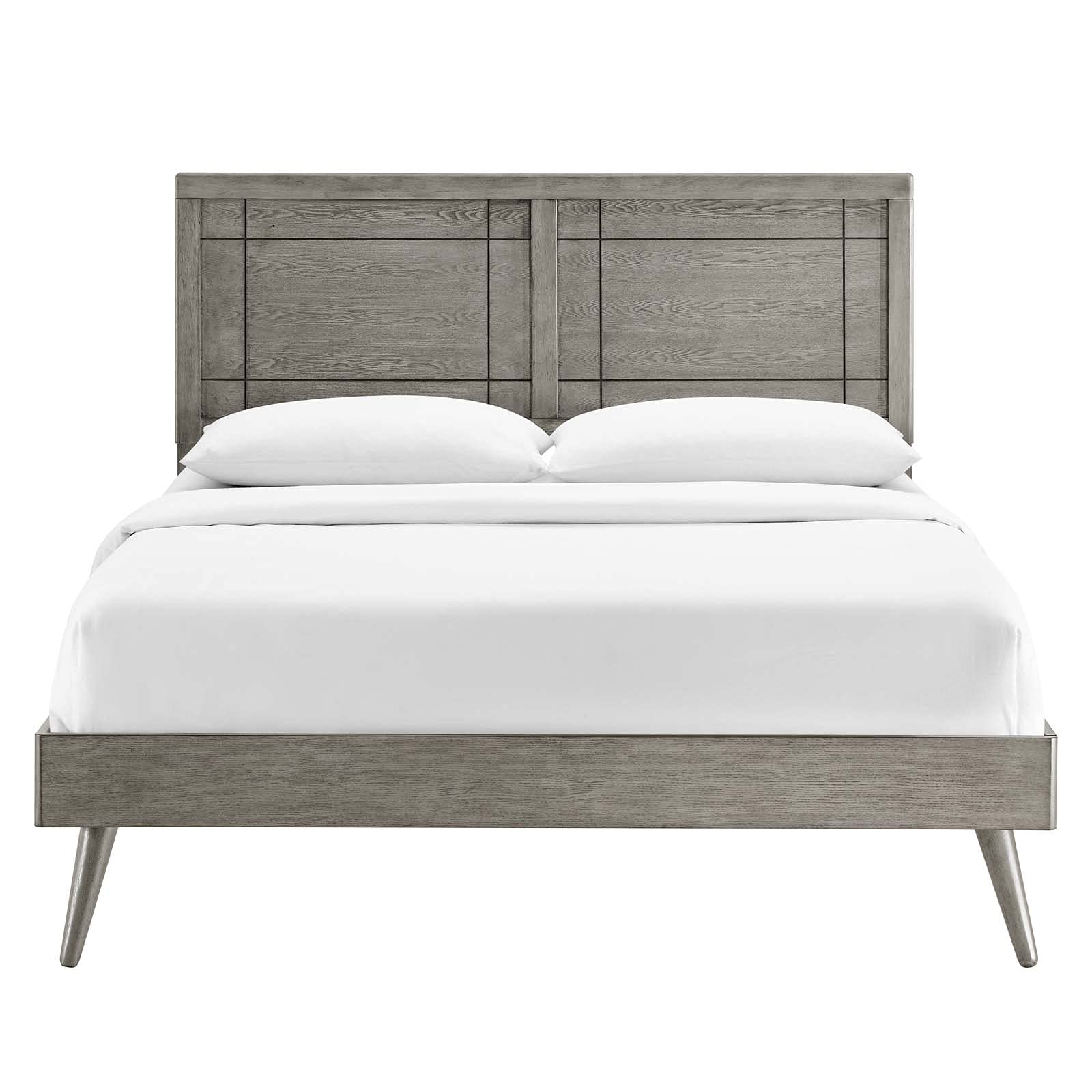 adjustable bed bases | CasaFoyer Marlee Wood Twin Platform Bed | Retro Design | Window Pane Headboard | Sturdy Construction | No Box Spring Needed | Accommodates Various Mattresses | casafoyer.myshopify.com