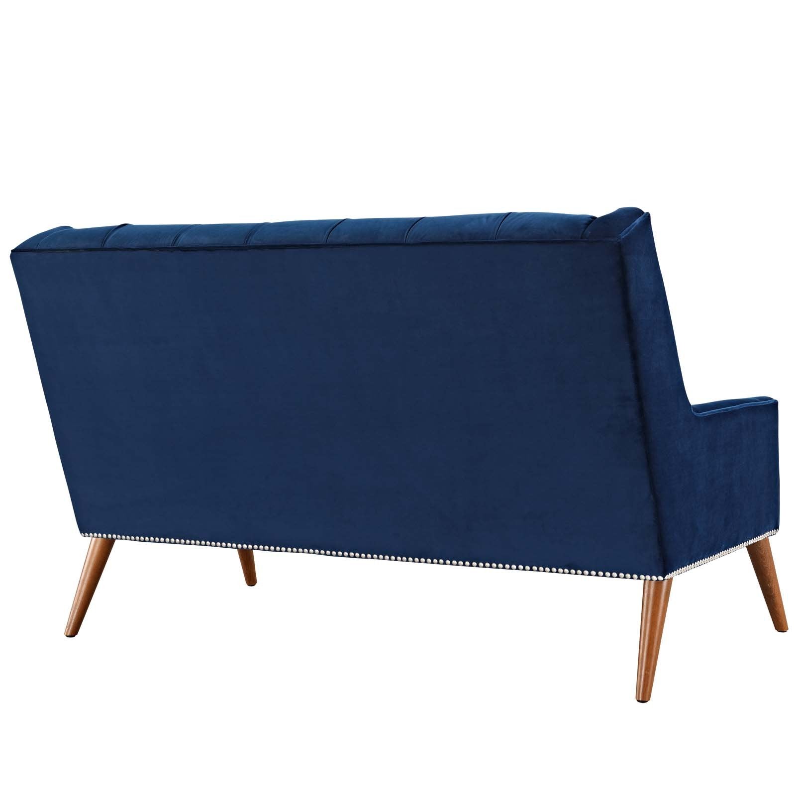 sofas | CasaFoyer Peruse Arm Performance Velvet Loveseat | Luxurious Tufted Buttons | Stain-Resistant Upholstery | Foam Padded | Solid Wood Legs | Antique Nailhead Detail | Ideal for Modern Homes | casafoyer.myshopify.com