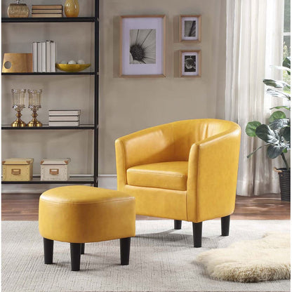 Chair | CasaFoyer Take a Seat Churchill Accent Chair with Ottoman | Ultimate Comfort & Style | Durable Frame | High-Density Foam Cushion | Removable Fabric Lining | Perfect for Relaxing & Matching Home Decor | casafoyer.myshopify.com