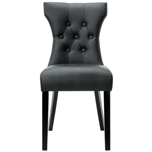 home office desk chairs | CasaFoyer Silhouette Modern Dining Chair | Elegant Curves | Hardwood Legs | Luxury Comfort & Style | Set of 1 | casafoyer.myshopify.com