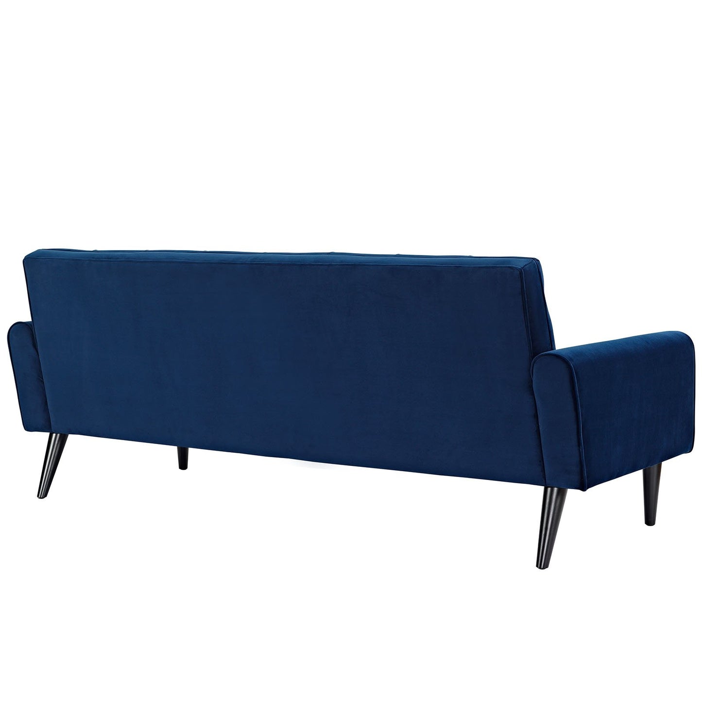 sofas | CasaFoyer Delve Performance Velvet Sofa | Luxurious Tufted Buttons | Stain-Resistant Upholstery | Comfortable Foam Padding | Solid Wood Legs | Navy | casafoyer.myshopify.com