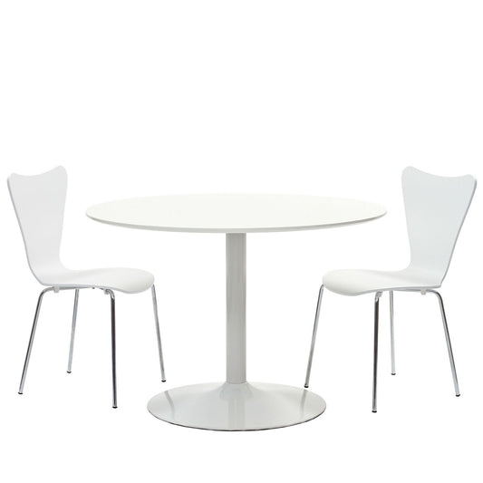 childrens table and chair sets | CasaFoyer Revolve Dining Table | Ernie Chairs Set - Serene Atmosphere, Stylish & Health-Conscious Decor, Maximum Comfort - White | casafoyer.myshopify.com