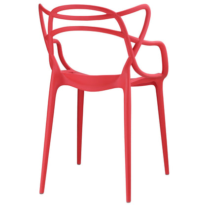 home office desk chairs | CasaFoyer Entangled Dining Chair Set of 2 | Unique Design | Molded Plastic | Fully Assembled | Easy-to-Clean Surface | Foot Caps | Authentic & Captivating | casafoyer.myshopify.com
