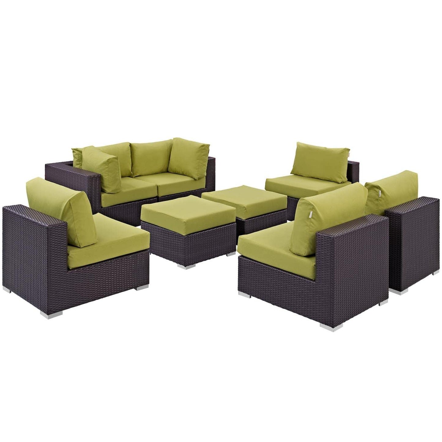 kitchen and dining room sets | CasaFoyer Convene Outdoor Sectional Set | Durable Rattan Weave | Weather-Resistant Cushions | Versatile Design | Ideal for Patio, Backyard, Poolside | casafoyer.myshopify.com