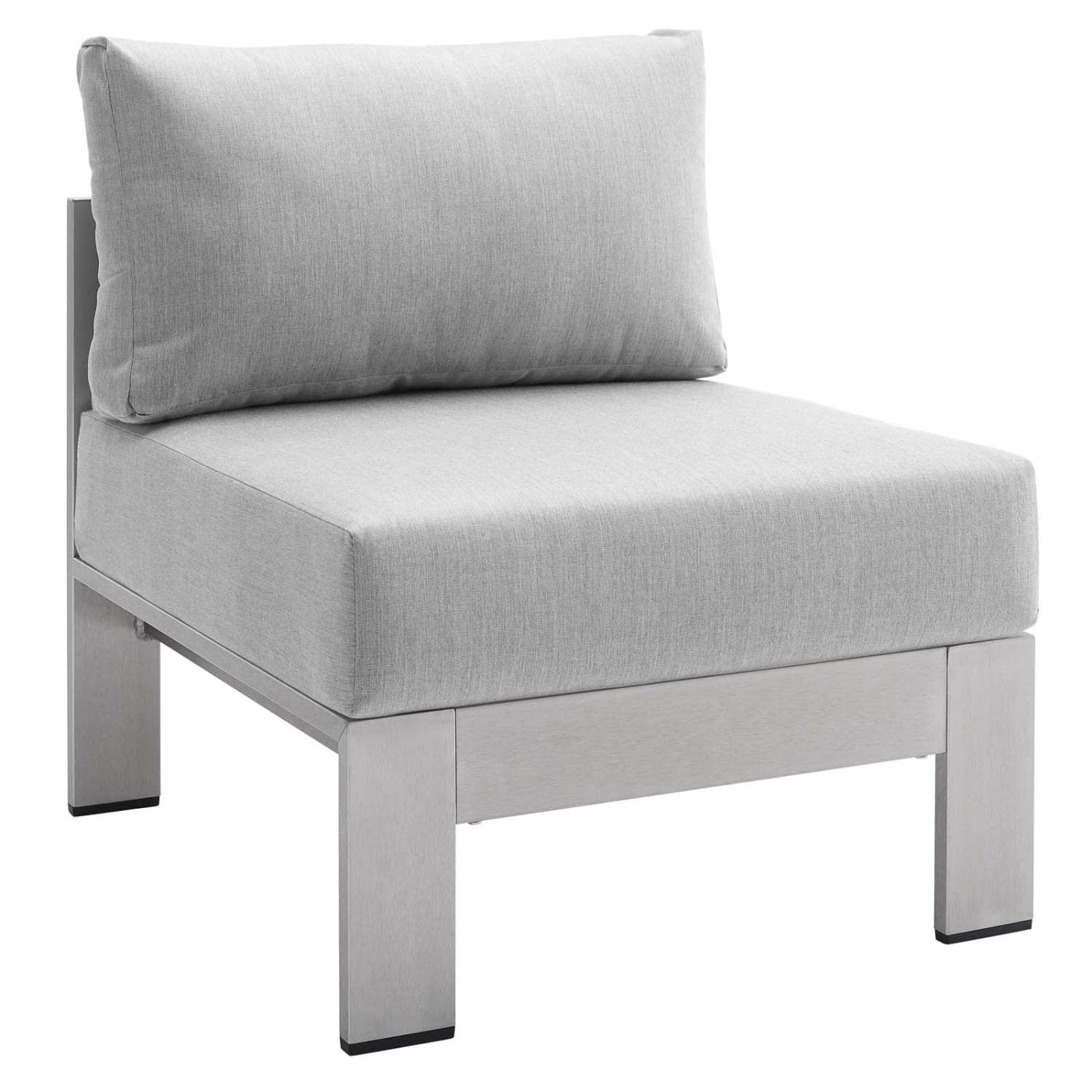 kitchen and dining room sets | CasaFoyer Shore Aluminum 3 Piece Outdoor Patio Furniture Set | Weatherproof | Sunbrella Cushions | Stylish & Reliable | Includes 2 Armless Chairs & 1 Side Table | casafoyer.myshopify.com