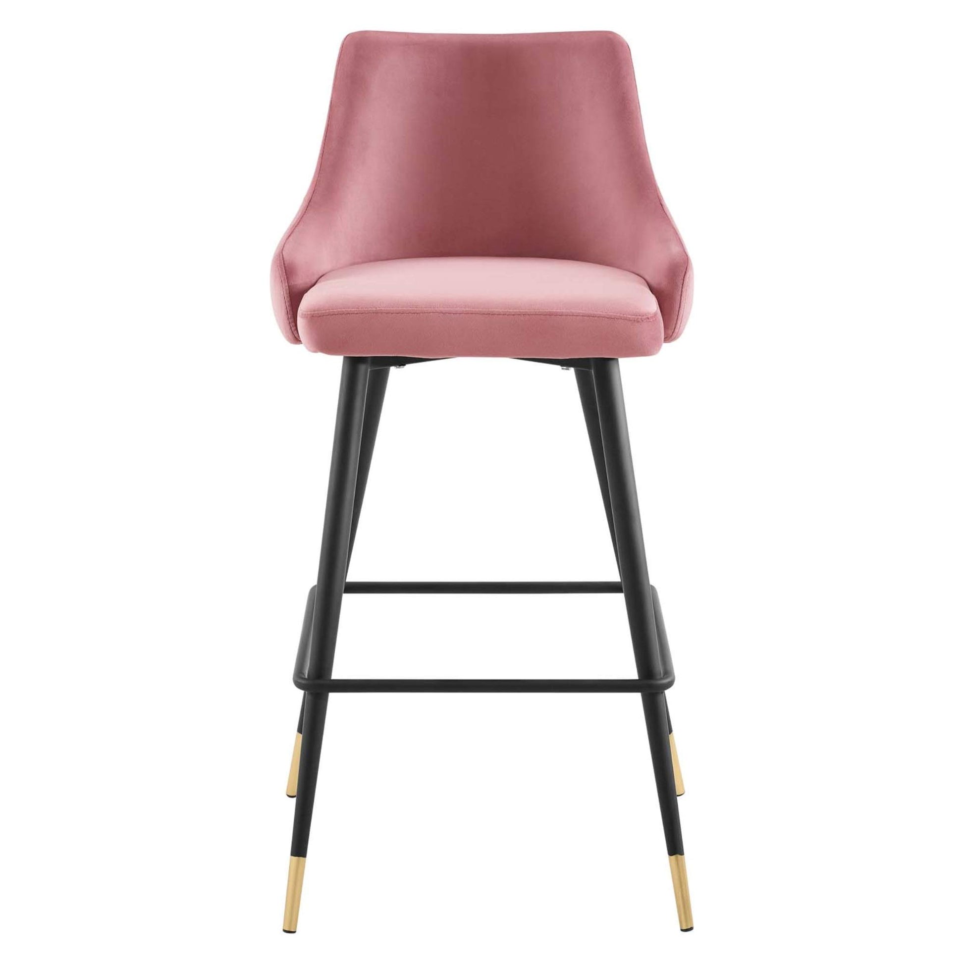 barstools | CasaFoyer Adorn Performance Velvet Bar Stool | Timeless Design | Stain-Resistant | Cozy Seating | Vintage Modern Style | 300 lbs. Weight Capacity | casafoyer.myshopify.com
