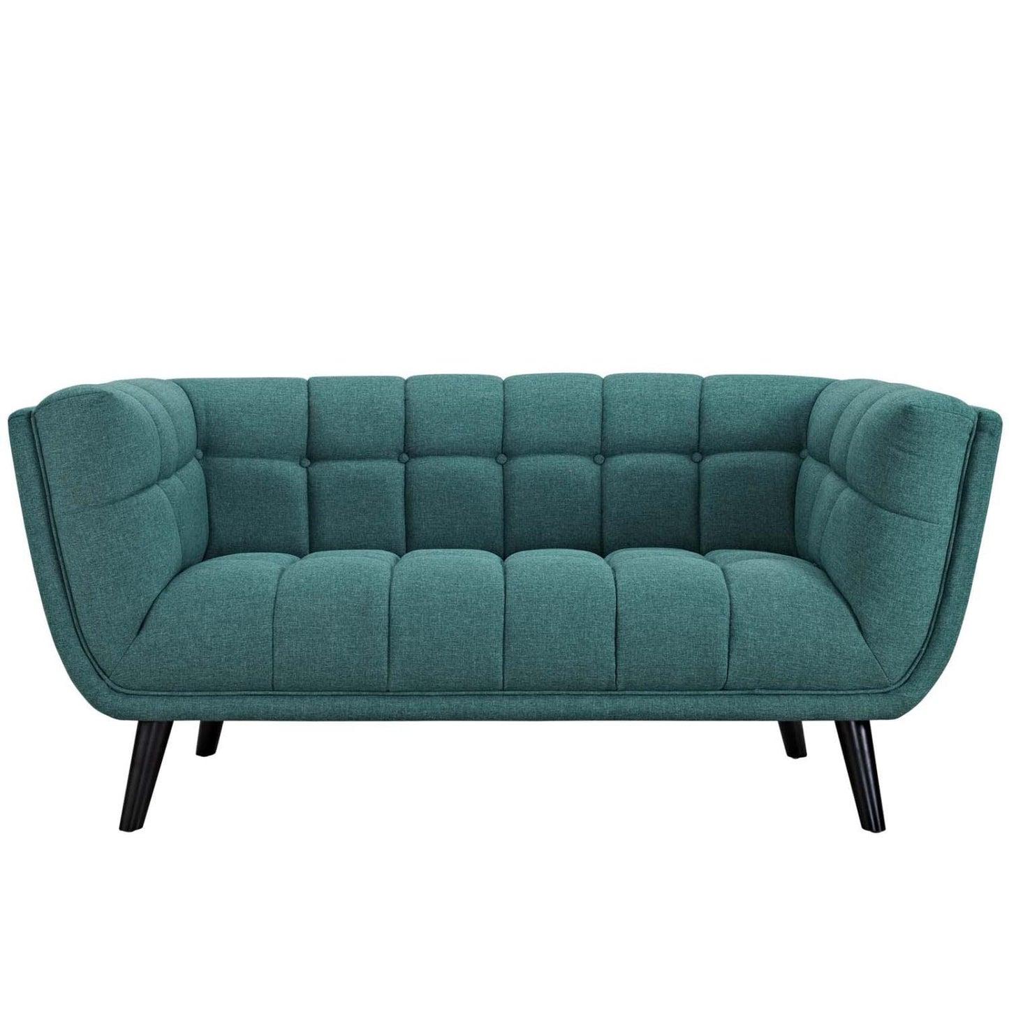 kitchen and dining room sets | CasaFoyer Bestow Collection | Luxurious Upholstered Sofa, Loveseat, Armchair Set - Teal | Bold Profile, Polyester Fabric, Foam Padding, Button Tufting | Ideal for Mid-Century, Modern Farmhouse, Contemporary Decors | Complete & Stylish Seating Solution | casafoyer.myshopify.com