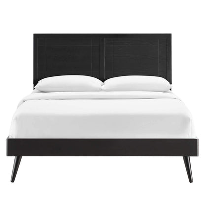 adjustable bed bases | CasaFoyer Marlee Wood Queen Platform Bed | Retro Design | Organic Aesthetics | Sturdy Construction | No Box Spring Needed | Accommodates Various Mattresses | casafoyer.myshopify.com