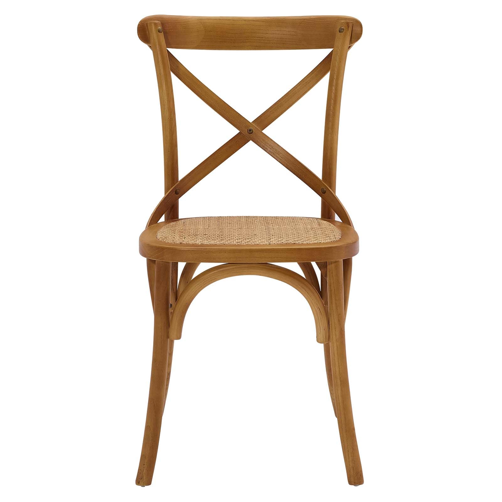 home office desk chairs | CasaFoyer Gear Dining Side Chair | Rustic Allure | Walnut | Nostalgic Charm | Open Wooden Backrest | Tapered Legs | Fully Assembled | Perfect for Country Cottages, Rustic Settings, or Urban Homes | casafoyer.myshopify.com