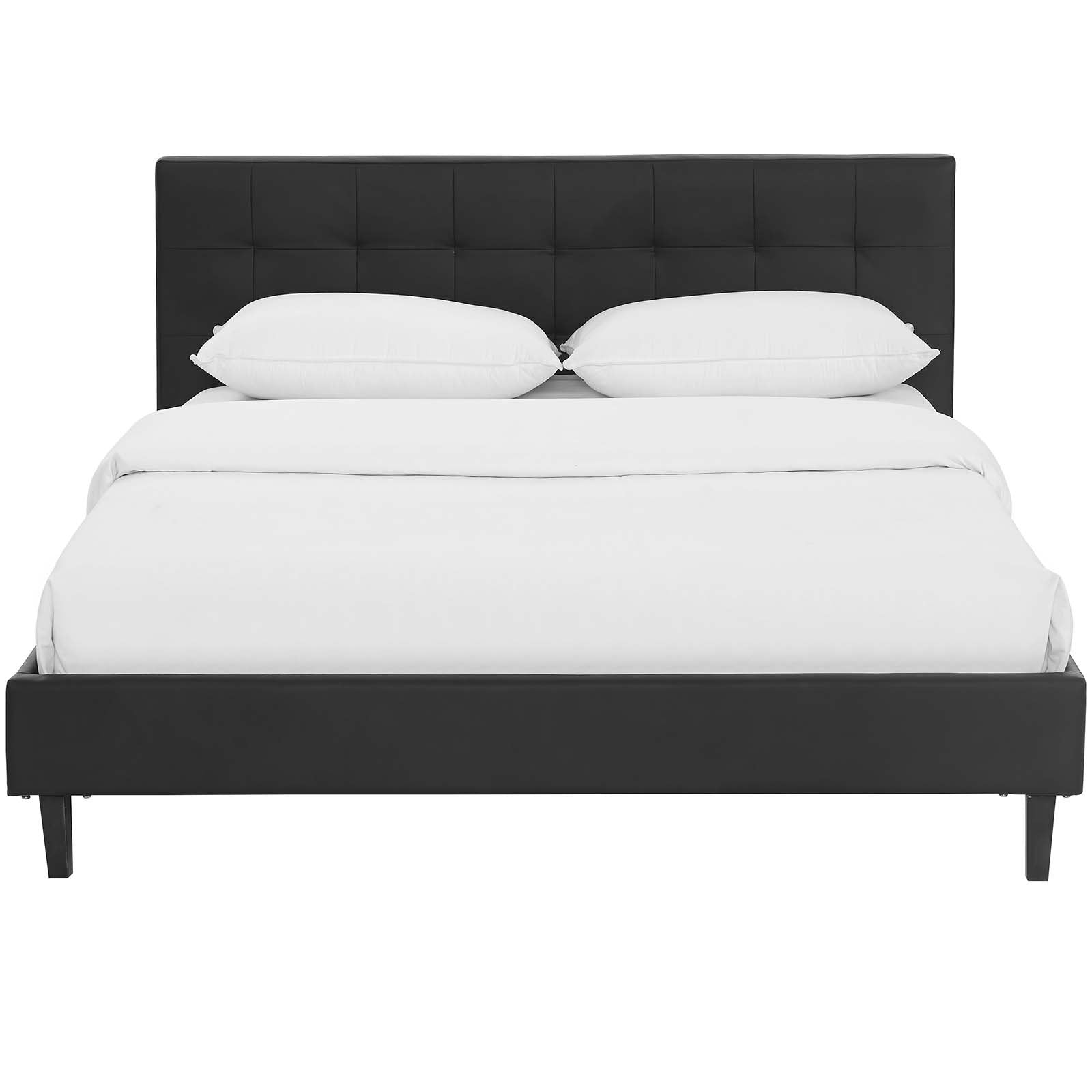 adjustable bed bases | CasaFoyer Linnea Platform Bed | Elegant Faux Leather | Wood Legs | No Box Spring Needed | Accommodates Various Mattress Types | 1300 lbs Weight Capacity | casafoyer.myshopify.com