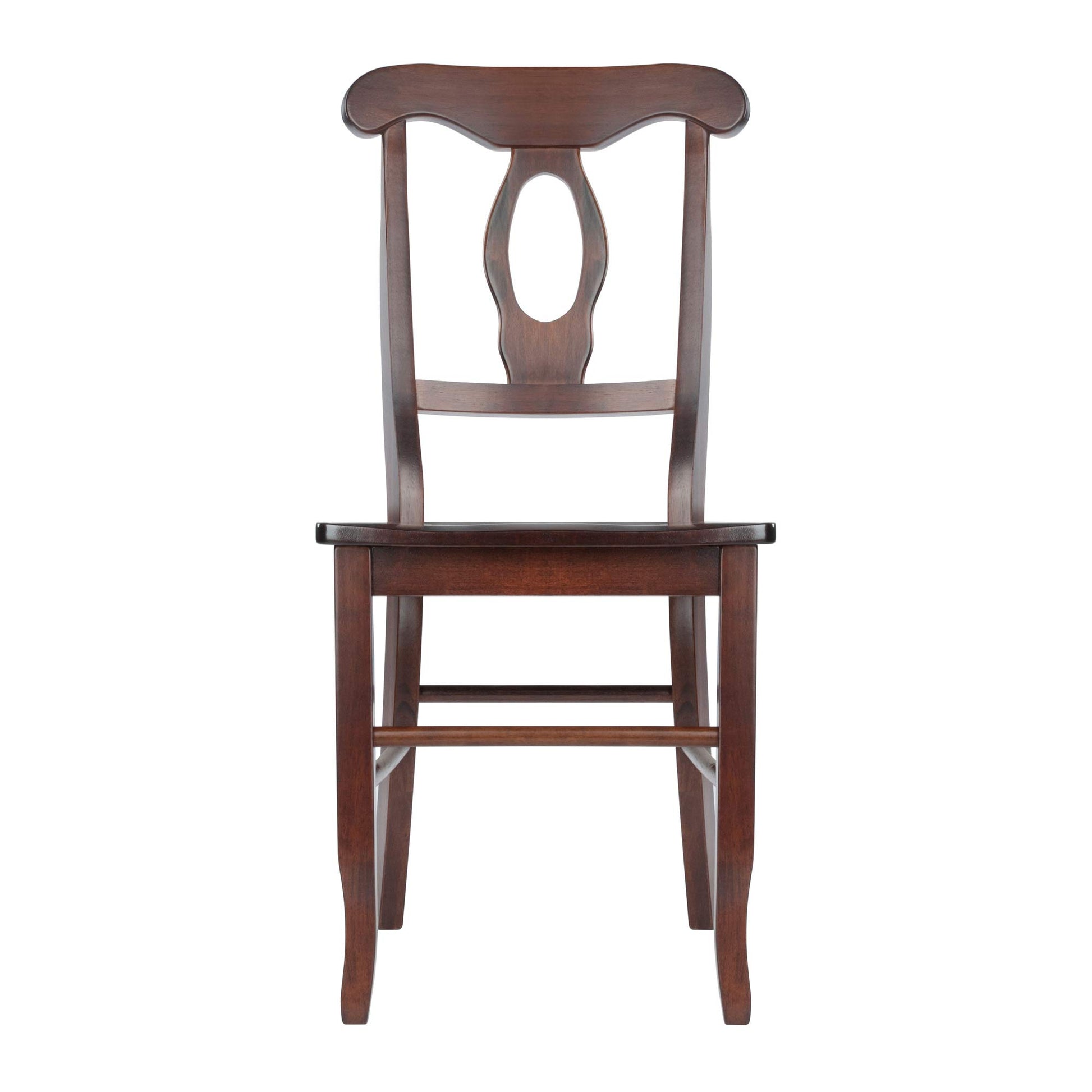 Sofa & chair Sets | CasaFoyer Renaissance 2-Piece Chair Set | Carved Keyhole Backs | Solid Wood | Walnut Finish | Comfortable Contoured Seats | Dining or Occasional Use | Assembly Required | casafoyer.myshopify.com