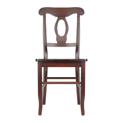 Sofa & chair Sets | CasaFoyer Renaissance 2-Piece Chair Set | Carved Keyhole Backs | Solid Wood | Walnut Finish | Comfortable Contoured Seats | Dining or Occasional Use | Assembly Required | casafoyer.myshopify.com