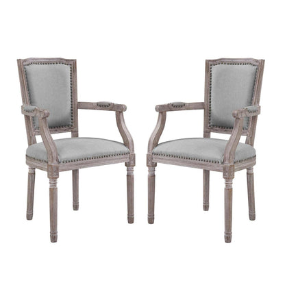 home office desk chairs | CasaFoyer Opulent Penchant Dining Armchair Set | Fluted Wood Frame | Plush Upholstery | Antique Copper Trim | Supports 331 lbs | Fully Assembled | Set of 2 | casafoyer.myshopify.com