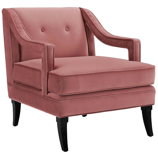 home office desk chairs | CasaFoyer Concur Performance Velvet Armchair | Sleek Design | Stain-Resistant | Plush Cushion | Machine Washable Cover | Solid Birch Legs | casafoyer.myshopify.com