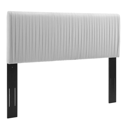 headboards | CasaFoyer Eloise Channel Tufted Performance Velvet Full/Queen Headboard | Vintage Modern Elegance | Art Deco Style | Adjustable Height | Stain-Resistant Upholstery | casafoyer.myshopify.com