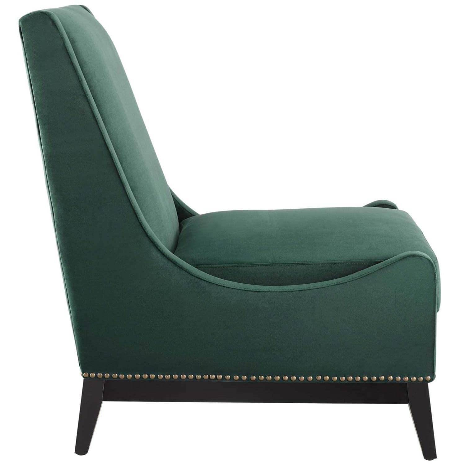 home office desk chairs | CasaFoyer Confident Accent Lounge Chair | Luxurious Velvet Upholstery | Nailhead Trim | Comfortable Seating | Durable Construction | Removable Seat Cushion | Green | casafoyer.myshopify.com