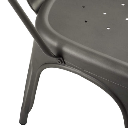 home office desk chairs | CasaFoyer Promenade Bistro Dining Side Chair Set of 2 | Classic Bistro Style | Steel Finish | Non-Marking Foot Caps | 331 lbs Weight Capacity | casafoyer.myshopify.com
