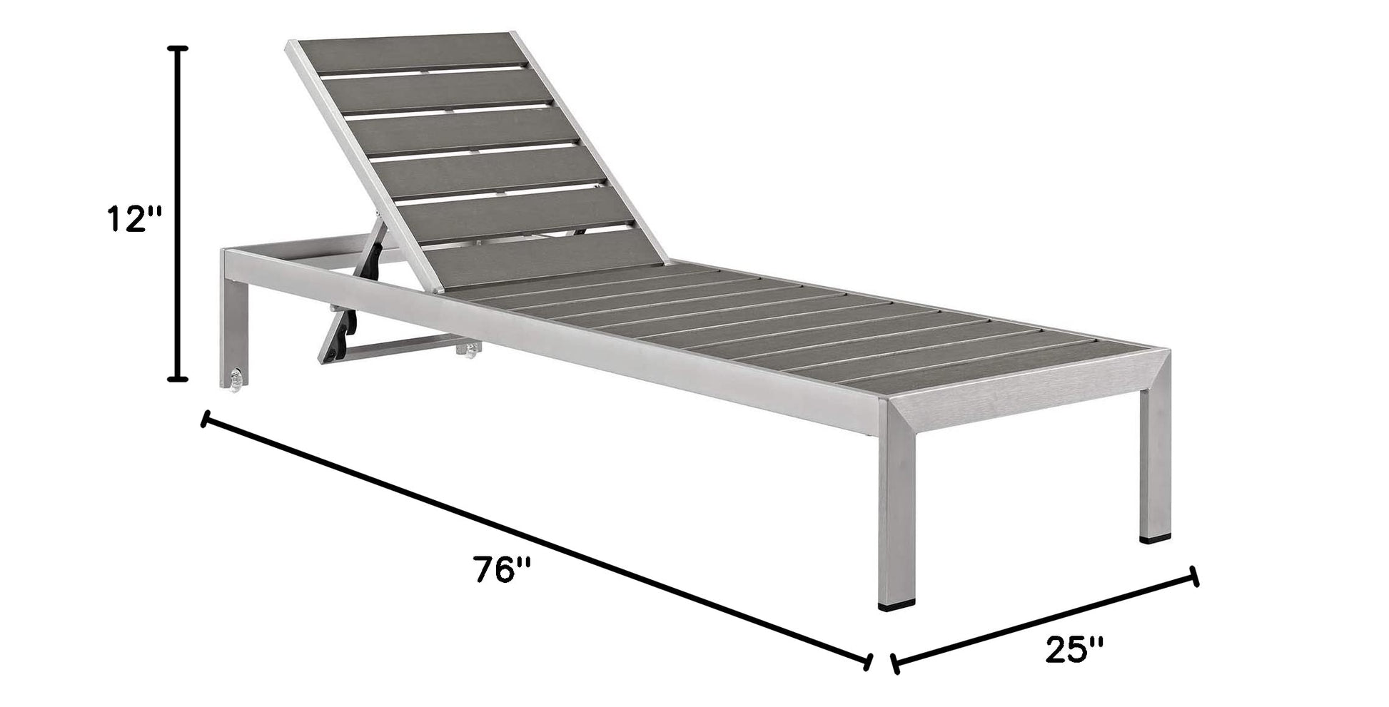 Patio Furniture Sets | Shore Outdoor Patio Sun Lounger | Sleek Design | Aluminum Frame | Easy Assembly | Clear Wheels | Non-Marking Foot Caps | Comfortable & Versatile | casafoyer.myshopify.com