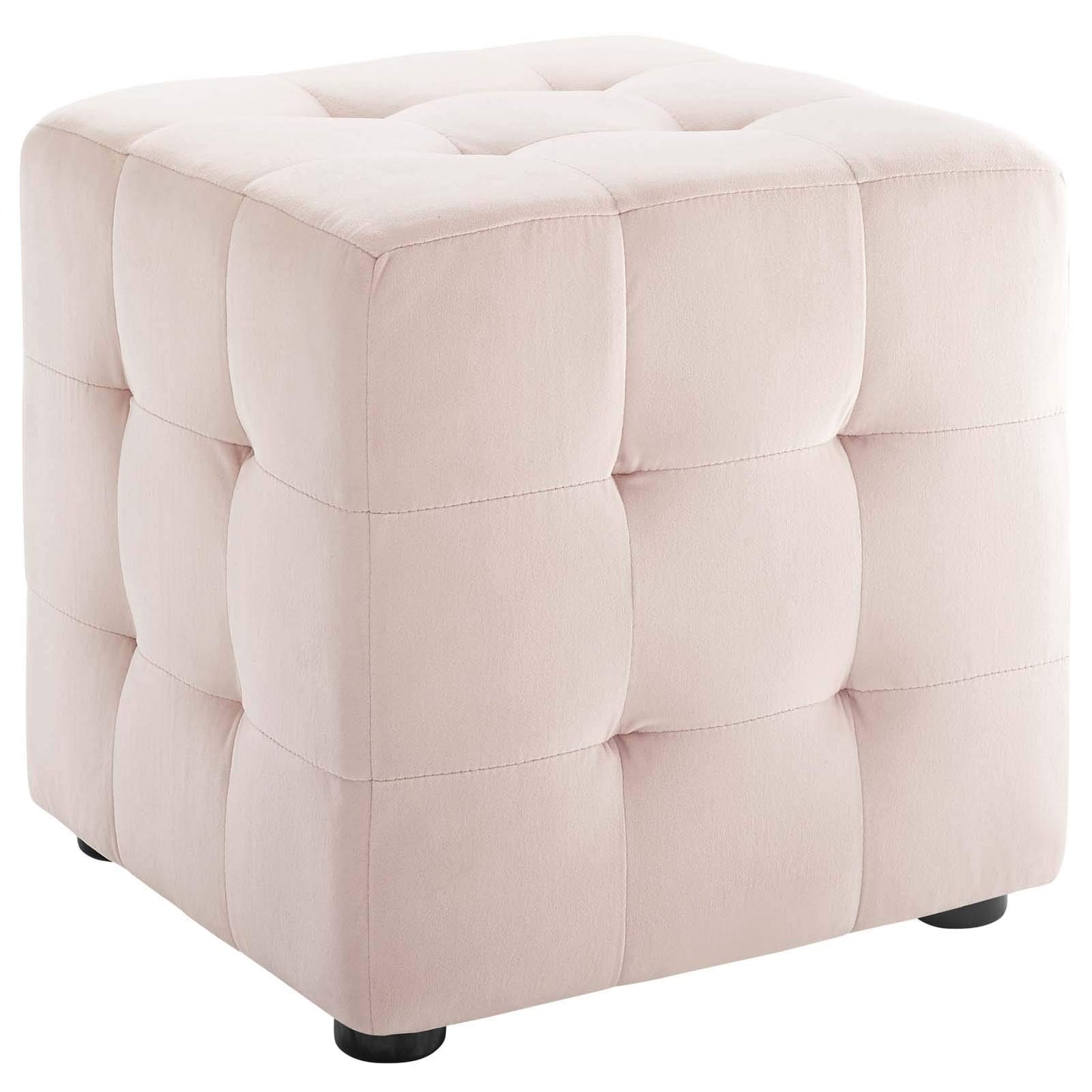 ottomans | CasaFoyer Contour Performance Velvet Ottoman | Button Tufted Cube Design | Stain-Resistant Fabric | Sturdy Frame | 441lb Capacity | Fully Assembled | casafoyer.myshopify.com