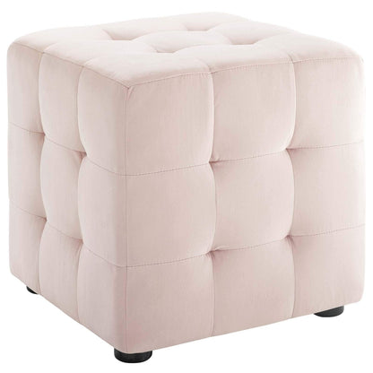 ottomans | CasaFoyer Contour Performance Velvet Ottoman | Button Tufted Cube Design | Stain-Resistant Fabric | Sturdy Frame | 441lb Capacity | Fully Assembled | casafoyer.myshopify.com