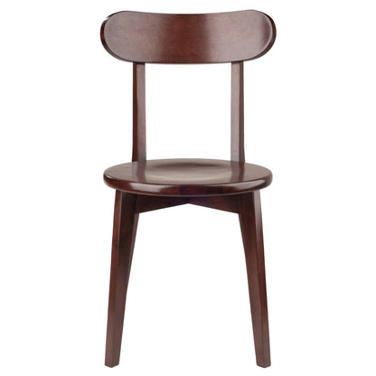 Sofa & chair Sets | CasaFoyer Pauline Chairs - Set of 2 | Contemporary Diner Style | Solid Wood | Walnut Finish | Comfortable Curved Backrest | Assembly Required | 17.32 W x 18.96 D x 31.59 H | 220 lbs Seating Weight | casafoyer.myshopify.com