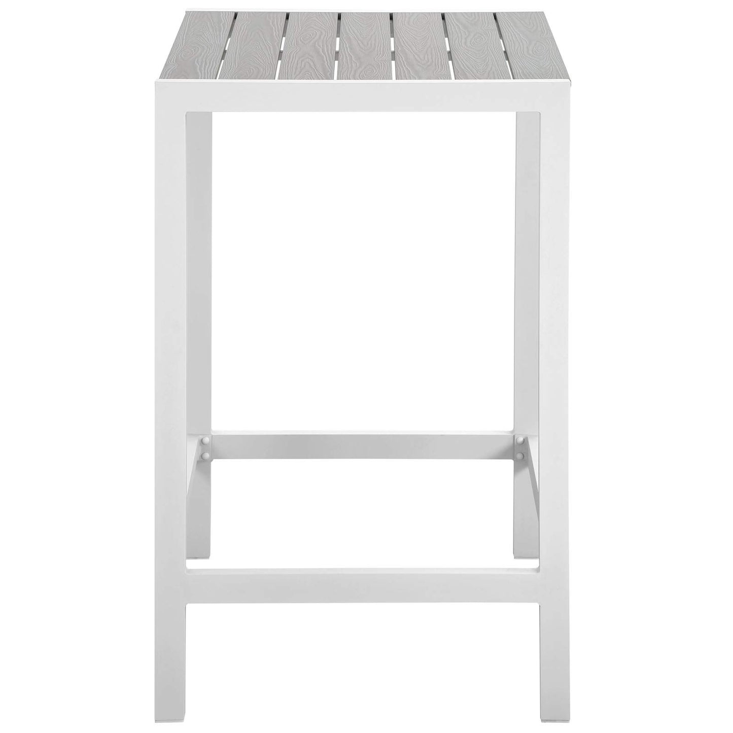 kitchen and dining room sets | CasaFoyer Maine Outdoor Patio Dining Furniture Collection | Synthetic Wood Grain Plank Boards | Aluminum Frame | Contemporary Design | Ideal for Outdoor Dining | Includes Bar Table and Bar Stools | casafoyer.myshopify.com