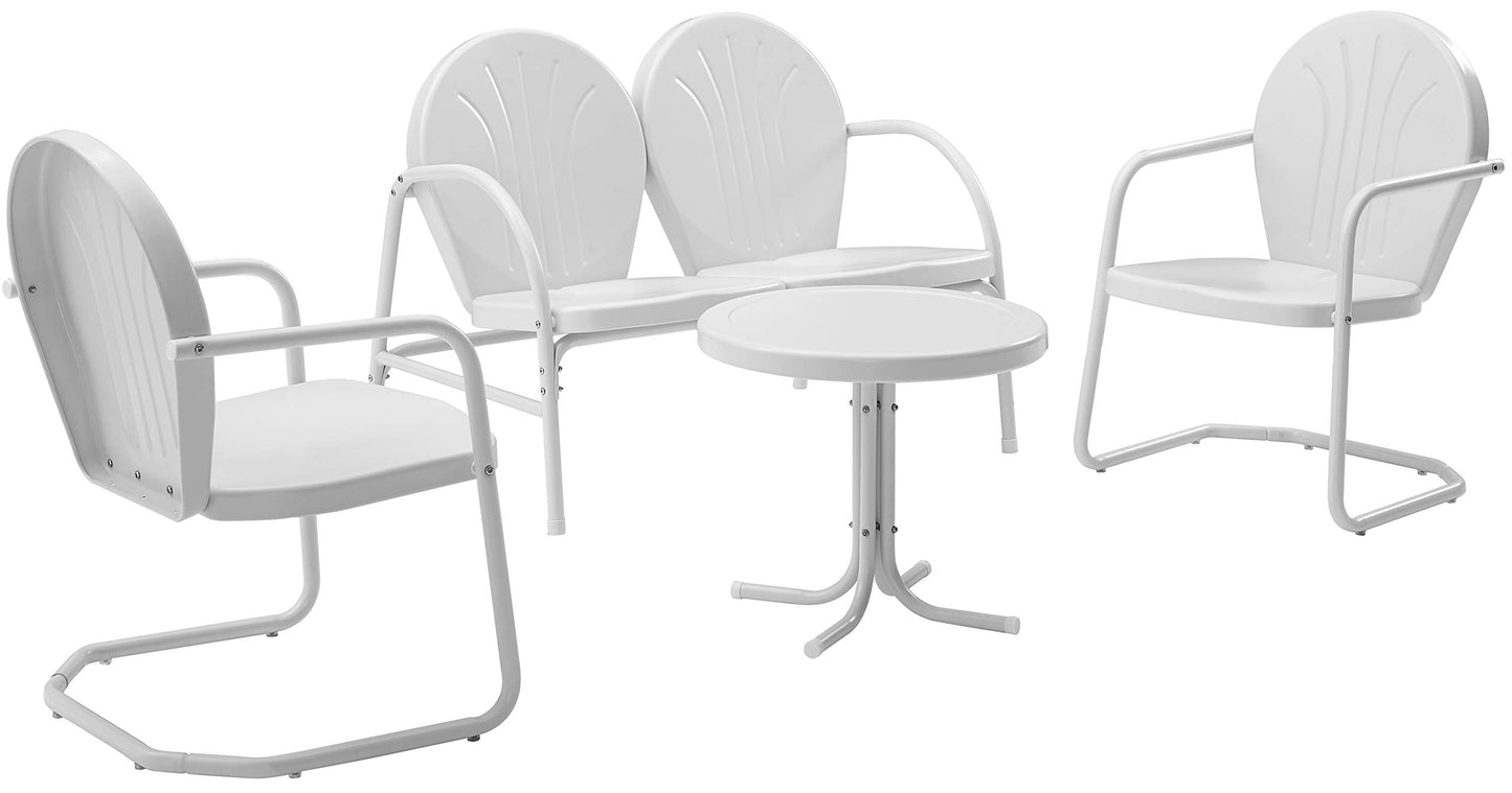 Patio Furniture Sets | Griffith Metal Outdoor Furniture Set | Nostalgic Ambiance & Ultimate Comfort | Durable & Weather-resistant Seating for Outdoor Bliss | casafoyer.myshopify.com