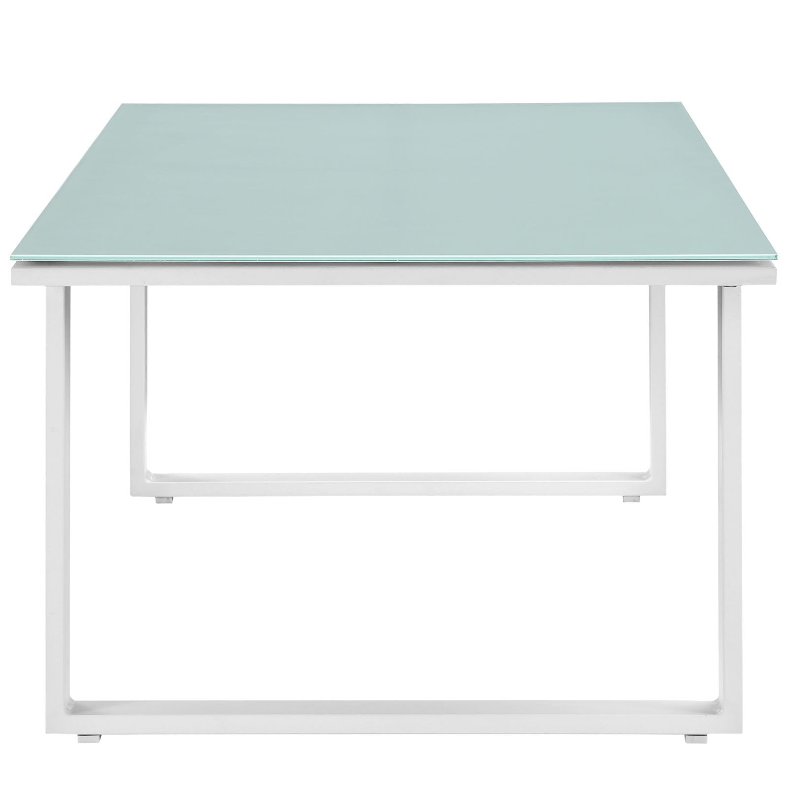 coffee tables | Ergode Fortuna Outdoor Patio Coffee Table | Modern Aluminum Design | Enhance Your Outdoor Lounge with Versatile and Stylish Furniture | casafoyer.myshopify.com