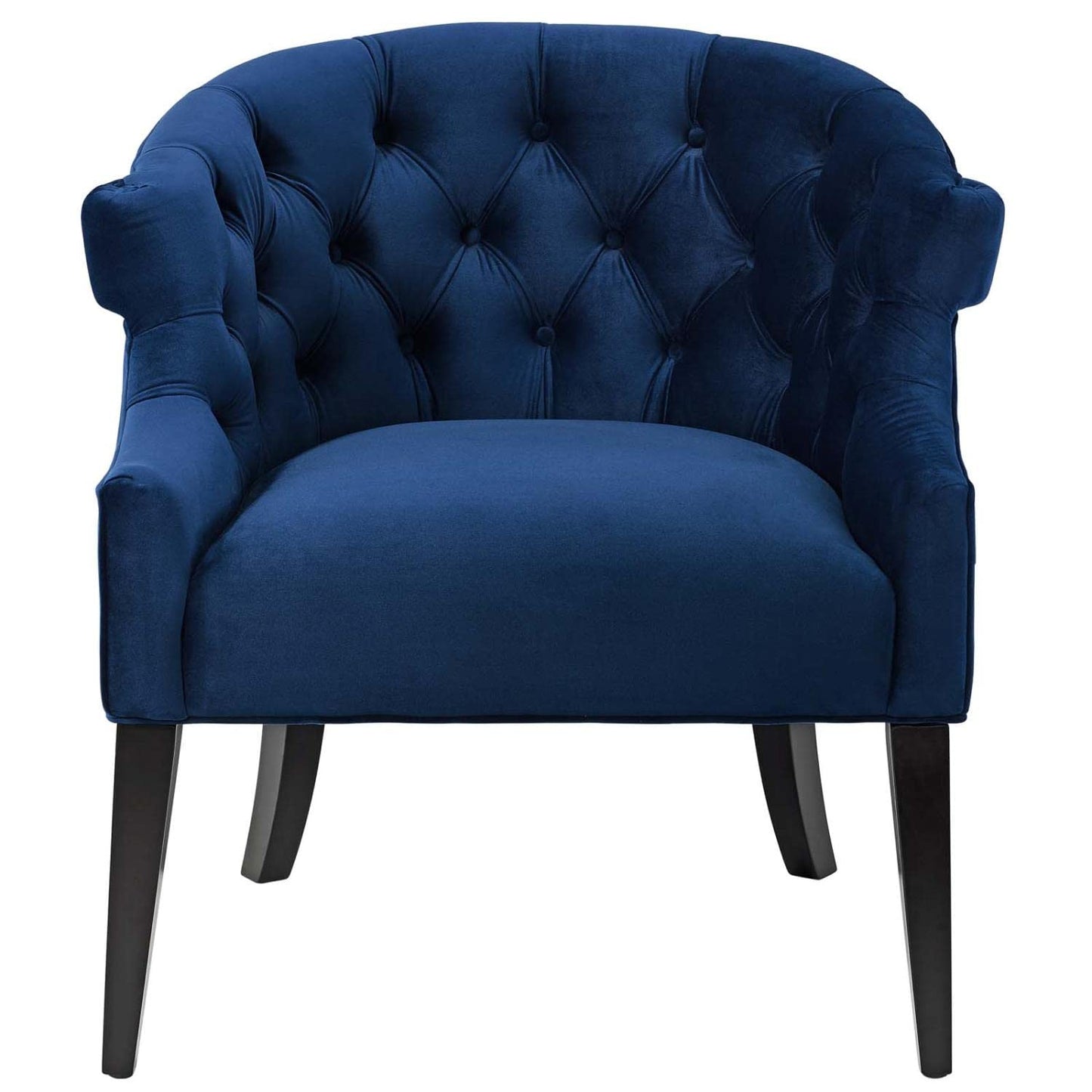 home office desk chairs | CasaFoyer Precept Accent Armchair | Opulent Design | Stain-Resistant Velvet | Plush Seating | Birch Wood Legs | Navy Velvet | casafoyer.myshopify.com