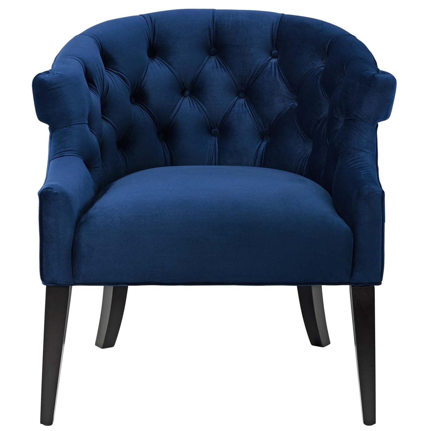 home office desk chairs | CasaFoyer Precept Accent Armchair | Opulent Design | Stain-Resistant Velvet | Plush Seating | Birch Wood Legs | Navy Velvet | casafoyer.myshopify.com