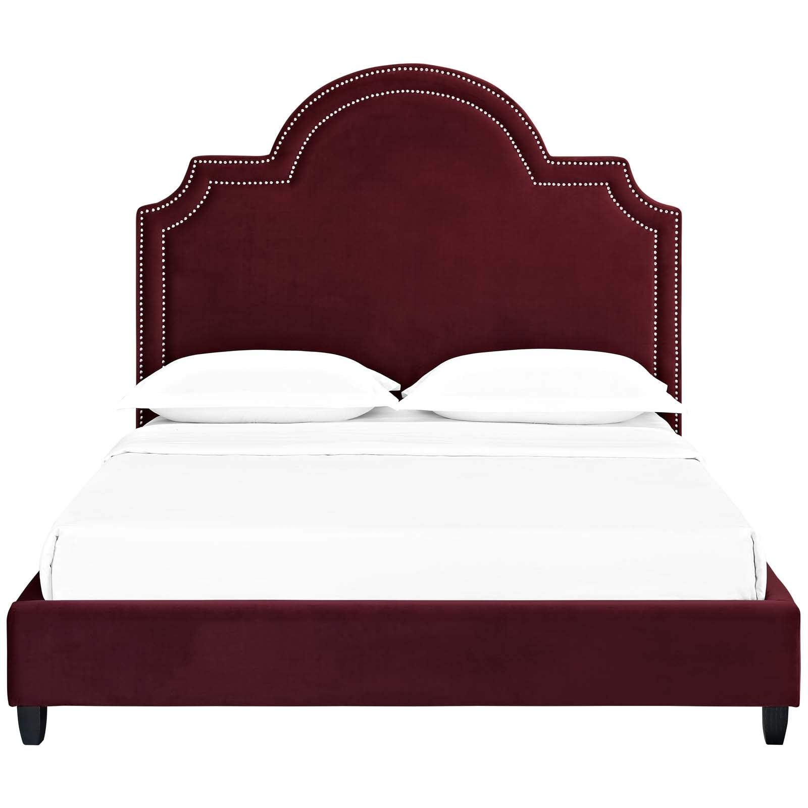 adjustable bed bases | CasaFoyer Primrose Queen Performance Velvet Platform Bed | Comfort & Style | Padded Headboard | Stain-Resistant Fabric | Modern Design | Wood Slat Support | 1322 lbs Capacity | Includes One Bed | casafoyer.myshopify.com