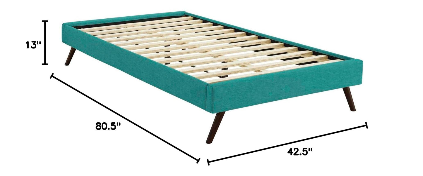 Bed | CasaFoyer Loryn Platform Bed | Solid Wood Frame | Polyester Upholstery | Wooden Slat Support | Memory Foam Compatible | Stylish Headboard Options | casafoyer.myshopify.com