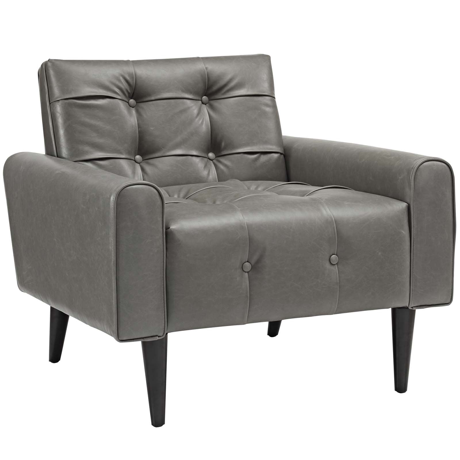 kitchen and dining room sets | CasaFoyer Delve Arm Chair | Vegan Leather | Tufted Buttons | Elegant Design | Comfortable & Stylish | Solid Wood Legs | Non-Marking Foot Glides | Modern Office | casafoyer.myshopify.com