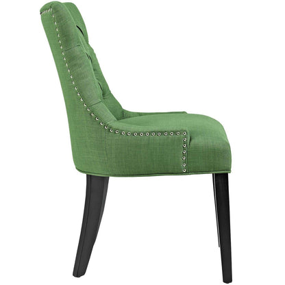 home office desk chairs | CasaFoyer Regent Dining Side Chair Set of 2 | Exquisite Nostalgic Design | Tufted Buttons | Nailhead Trim | Foam Cushioned Seat | Polyester Fabric | Non-Marking Foot Caps | Tapered Wood Legs | Green | casafoyer.myshopify.com