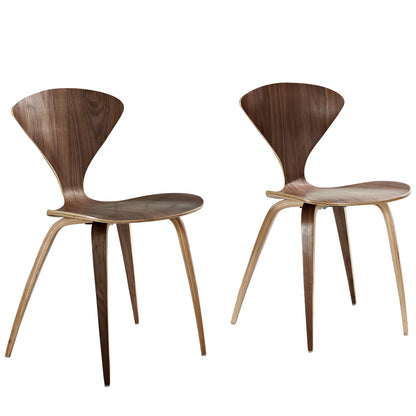 home office desk chairs | CasaFoyer Vortex Stacking Chairs | Streamlined Growth Support | Molded Wood Design | Waterfall Seat | V-Shaped Back | Set of 2 | casafoyer.myshopify.com