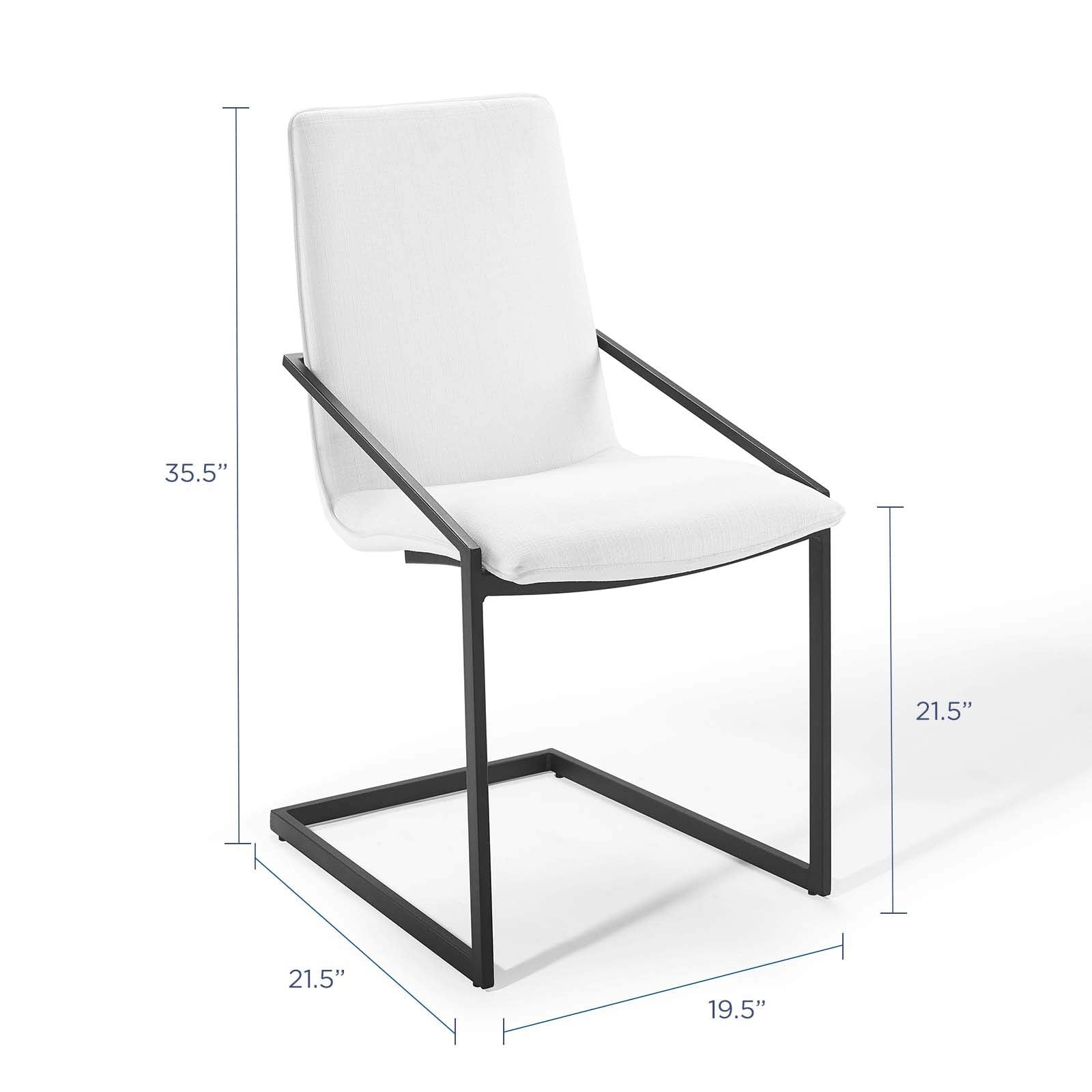 home office desk chairs | CasaFoyer Pitch Performance Fabric Upholstered Dining Armchair | Black Stainless Steel Frame | Foam Padded Seat | Modern Design | 330 lbs Weight Capacity | casafoyer.myshopify.com