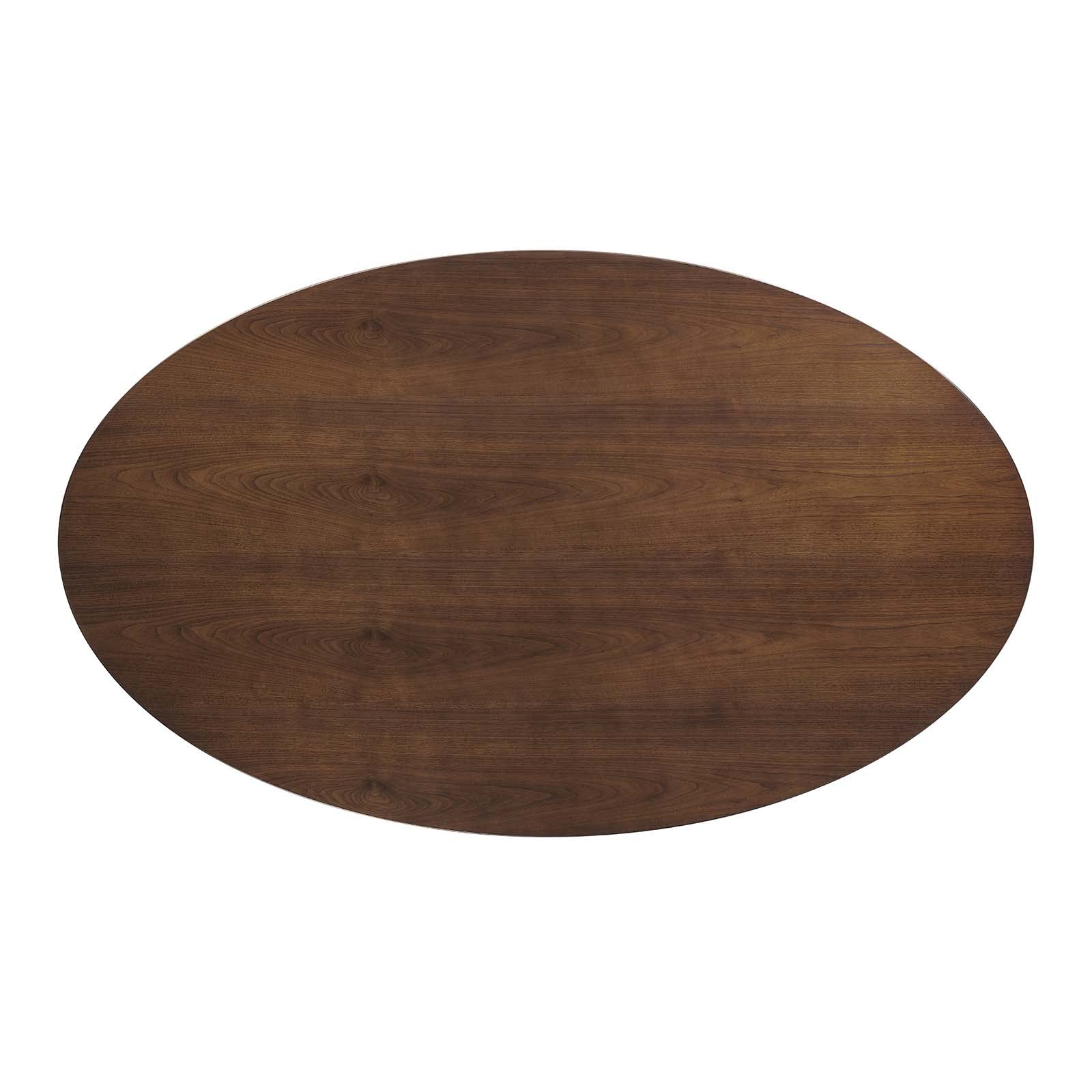 patio dining tables | CasaFoyer Lippa 78 Dining Table | Iconic Modern Design | Circular Top | Tapered Base | Chip-Resistant Finish | Walnut Wood | casafoyer.myshopify.com