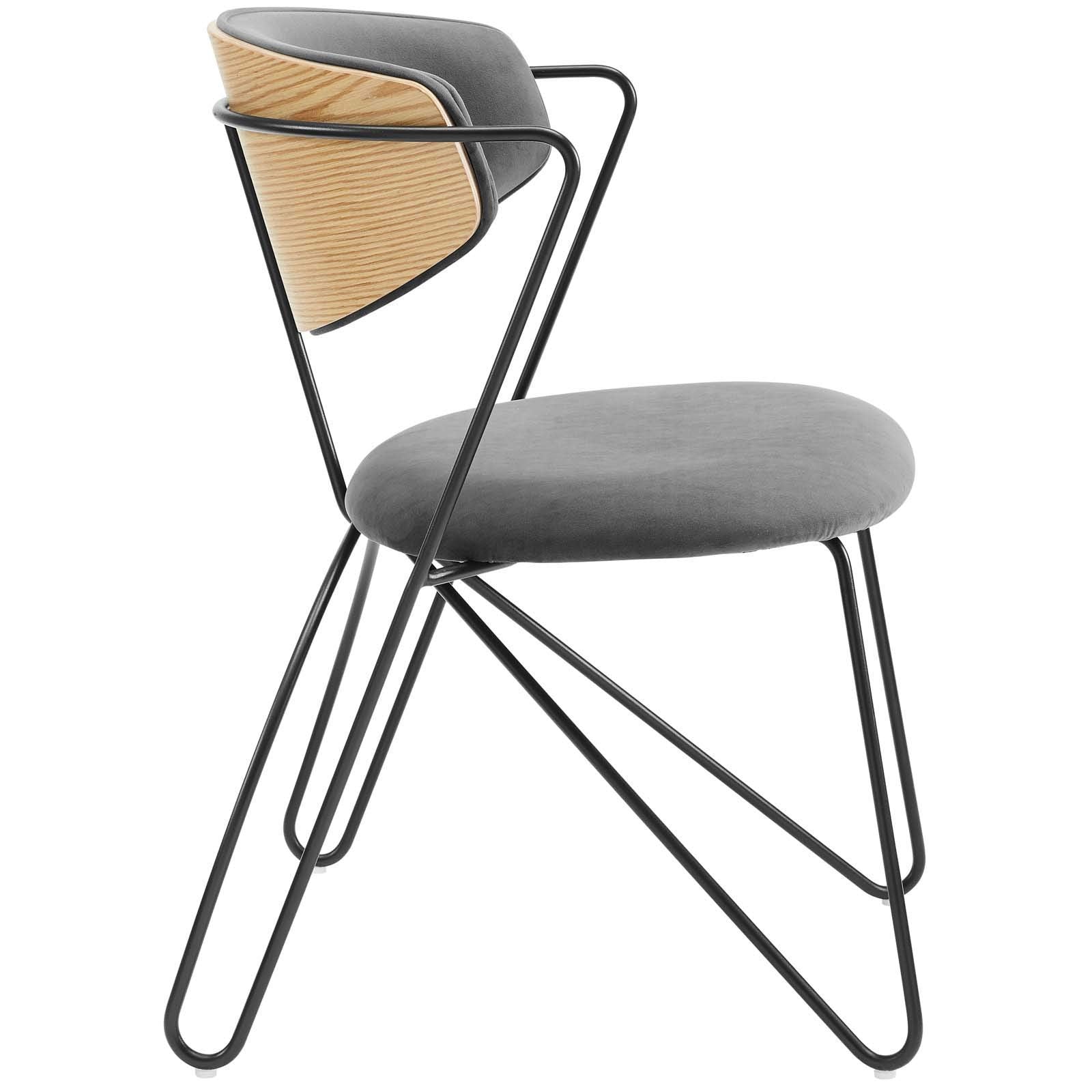 home office desk chairs | CasaFoyer Prevail Performance Velvet Mid-Century Dining Chair | Vintage Glamour | Ergonomic Design | Sturdy Black Metal Frame | Luxurious Seating Experience | casafoyer.myshopify.com