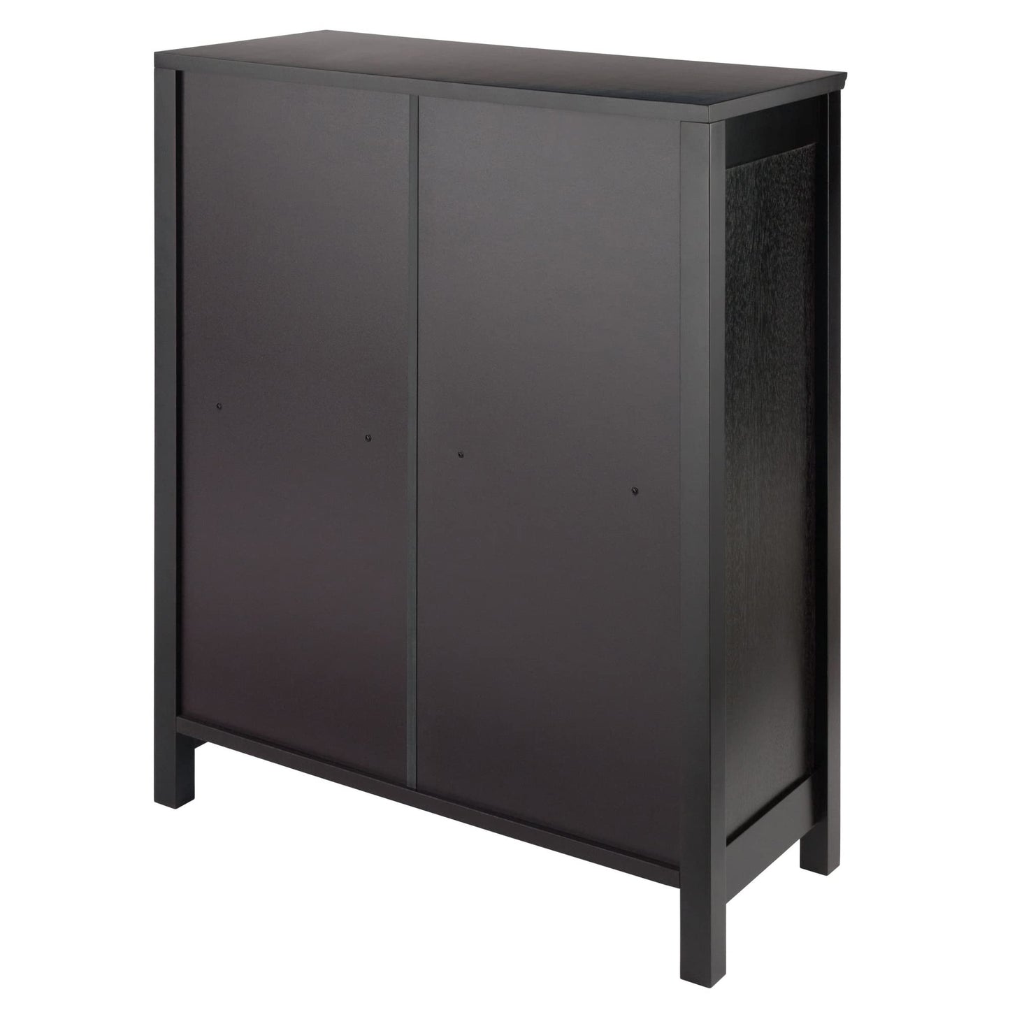 bookcases | Ergode Terrace Storage Shelf/Bookcase Collection | Versatile Organizer with 4 Baskets | 26W x 11.8D x 30H | Dark Espresso Finish | casafoyer.myshopify.com