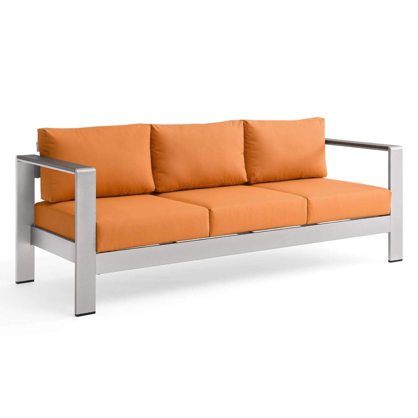 sofas | CasaFoyer Shore Outdoor Patio Aluminum Sofa | Durable | Easy to Clean | 900 lb Weight Capacity | 3-Seater | Stylish & Reliable | casafoyer.myshopify.com