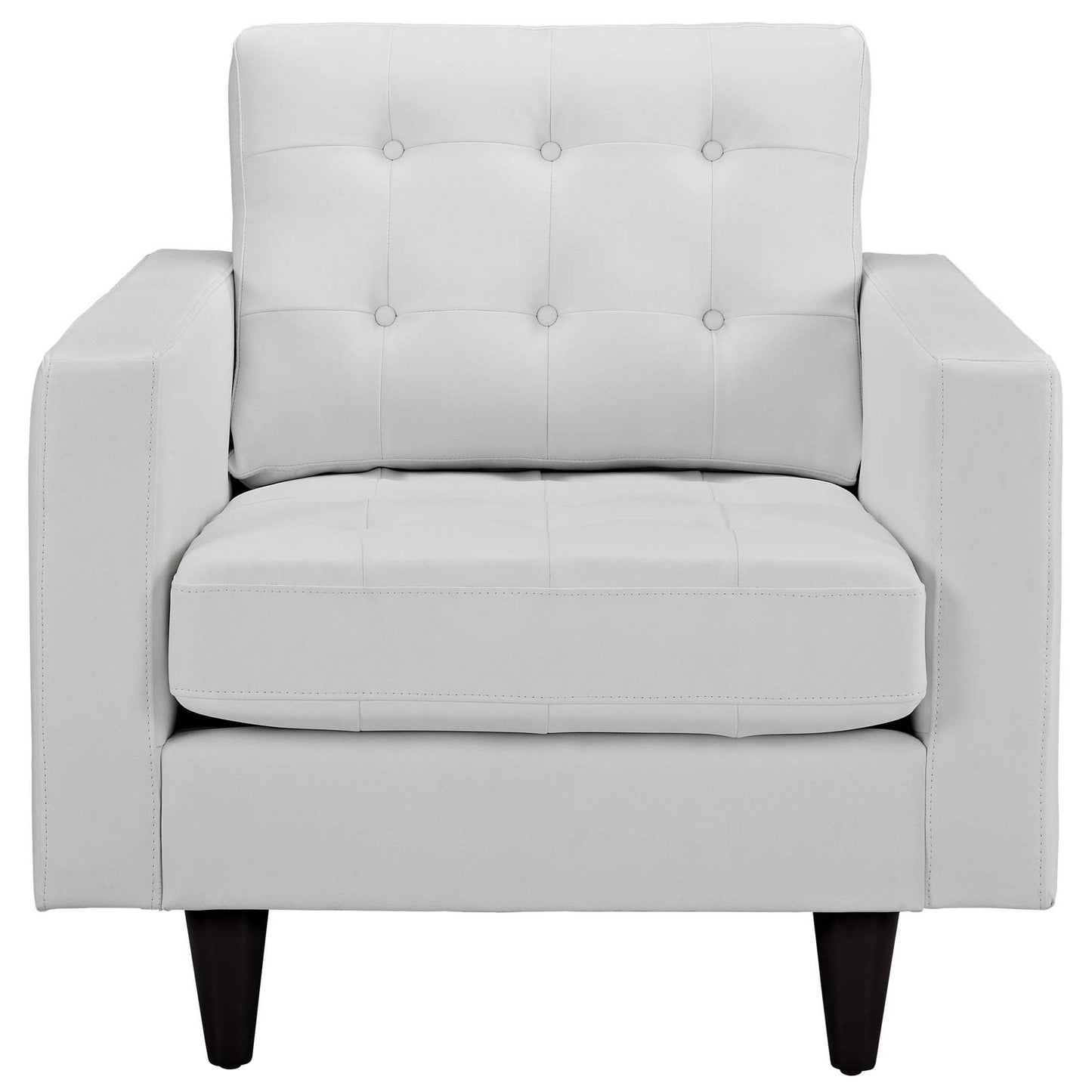 home office desk chairs | CasaFoyer Empress Leather Armchair | Exquisite Design | Tufted Buttons | Luxurious Cushions | Elegant Armrests | Solid Wood Legs | Floor Protection | White | casafoyer.myshopify.com