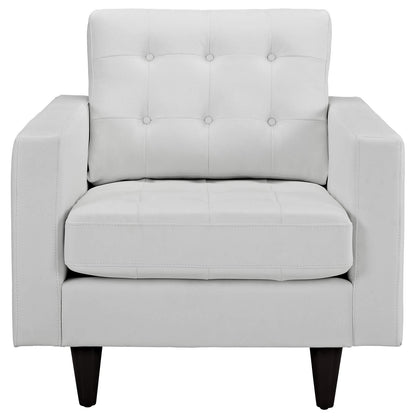 home office desk chairs | CasaFoyer Empress Leather Armchair | Exquisite Design | Tufted Buttons | Luxurious Cushions | Elegant Armrests | Solid Wood Legs | Floor Protection | White | casafoyer.myshopify.com