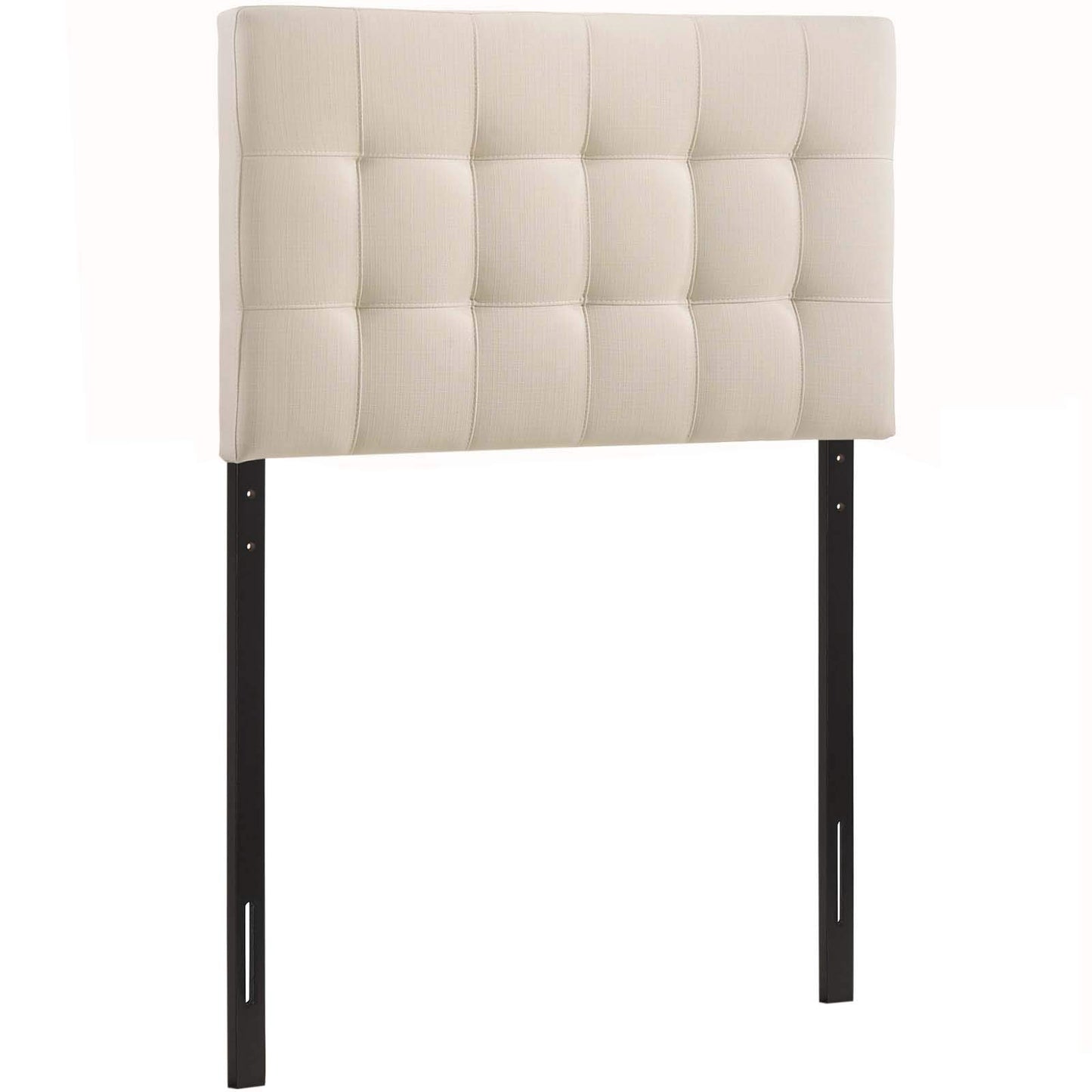 headboards | CasaFoyer  Lily Twin Upholstered Linen Fabric Tufted Headboard | Sophisticated & Durable Ivory | Perfect for Twin Beds | casafoyer.myshopify.com